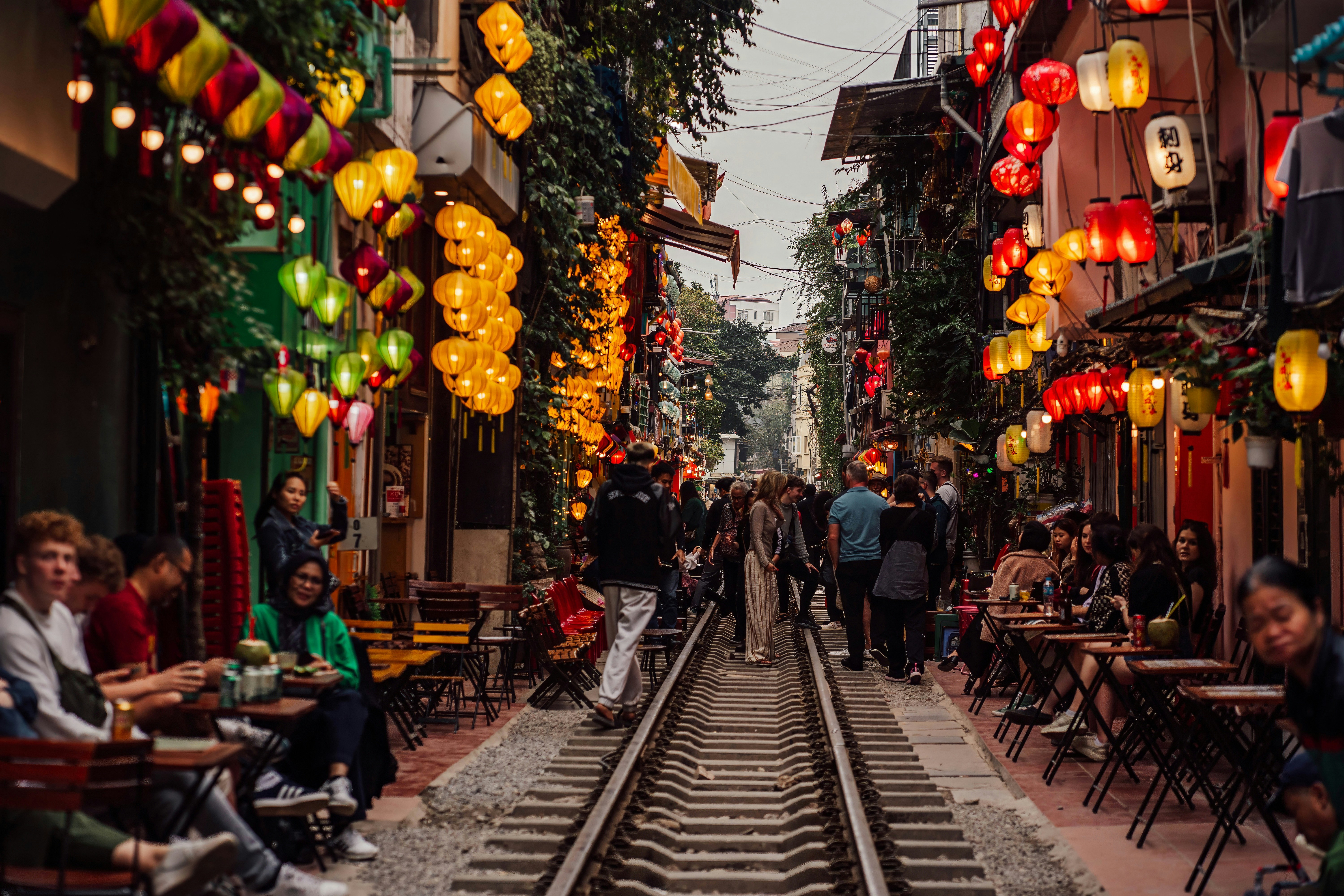 Hanoi Train Street, Vietnam
